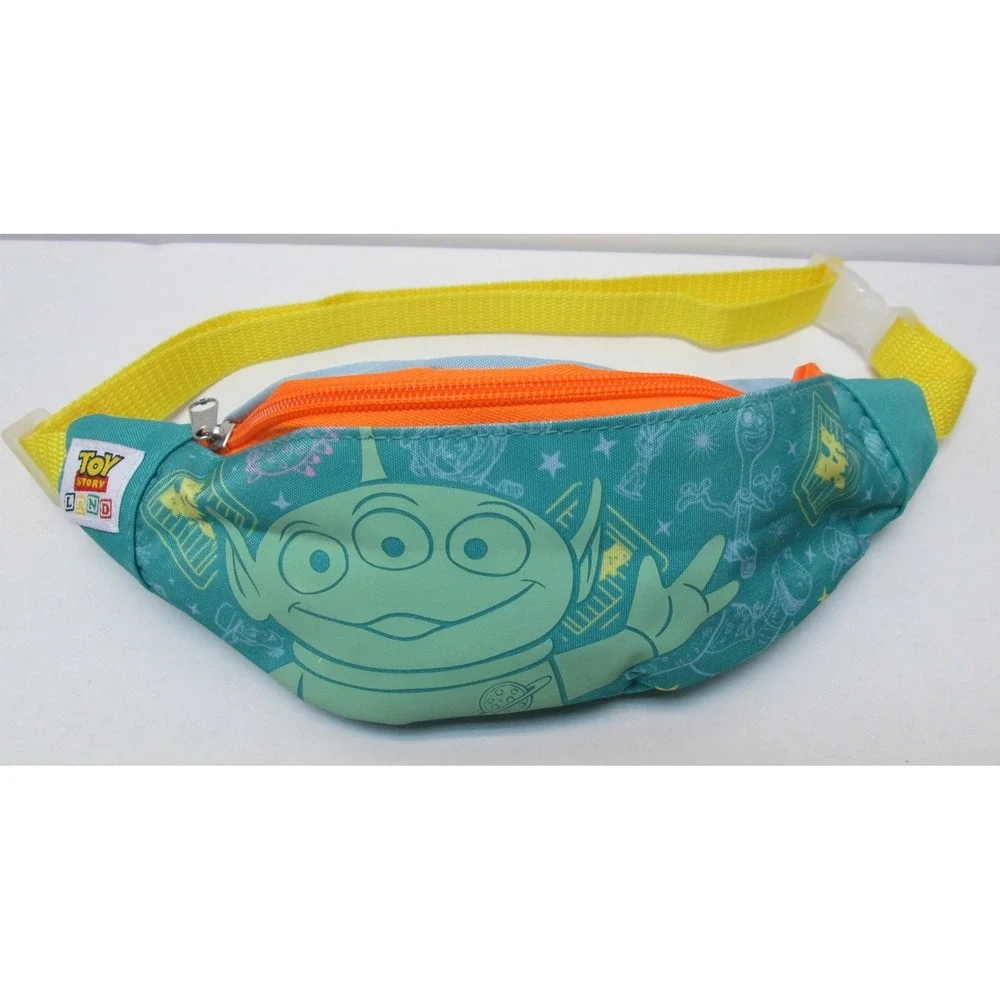 Disney Parks Toy Story Land Alien Kids Fanny Pack buckle clip belt bag teal